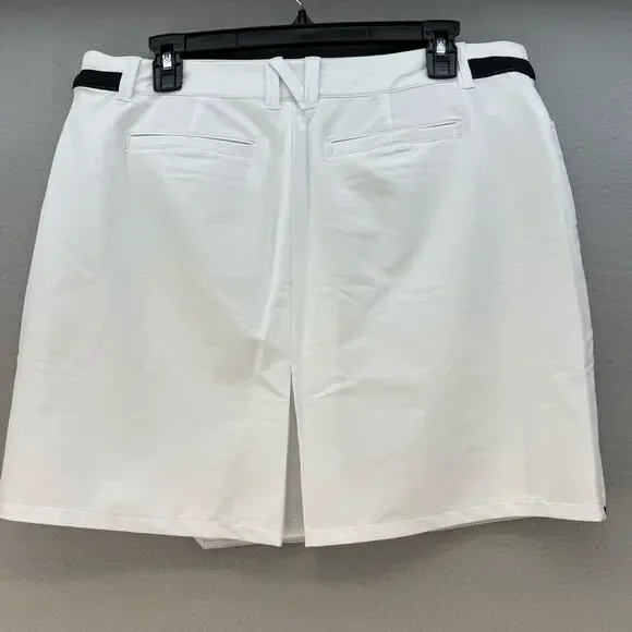 N'Vo by Lanctot Skort Women's 10 Size White Black Golf Skort Pickleball Golf EUC - Picture 2 of 13